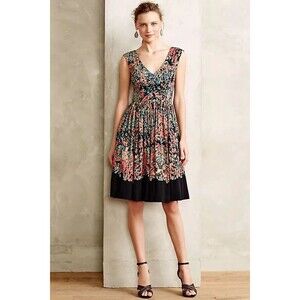 Anthropologie Plenty by Tracy Reese Size‎ 2 Petal Fete Dress Confetti